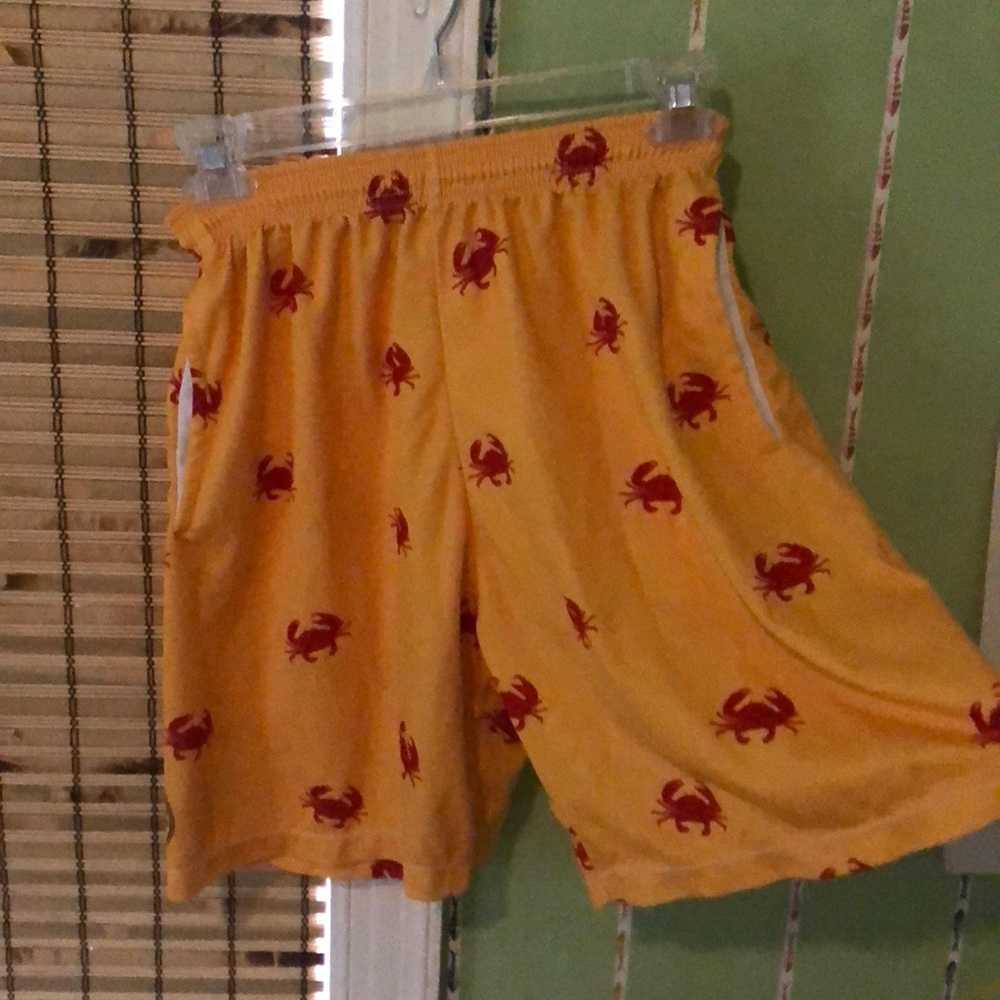 Maryland crab print lacrosse shorts